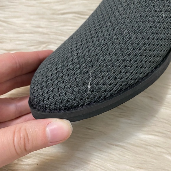 Eileen Fisher Gray Demi Knit Flats Slip On Shoes - Picture 9 of 11